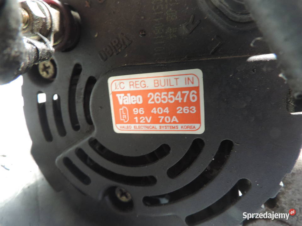 ALTERNATOR DAEWOO KALOS 12 8V 2655476 osobowe małopolskie Nowy Sącz