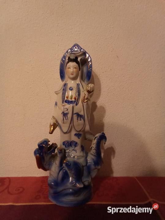 Duża chińska bogini obfitości ze smokiem Warszawa