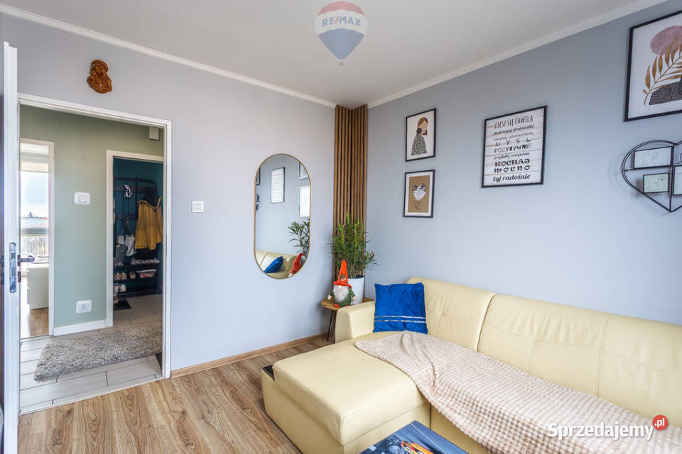 49m widok na panoramę balkon Zgierska Łódź Liczba pokoi 2