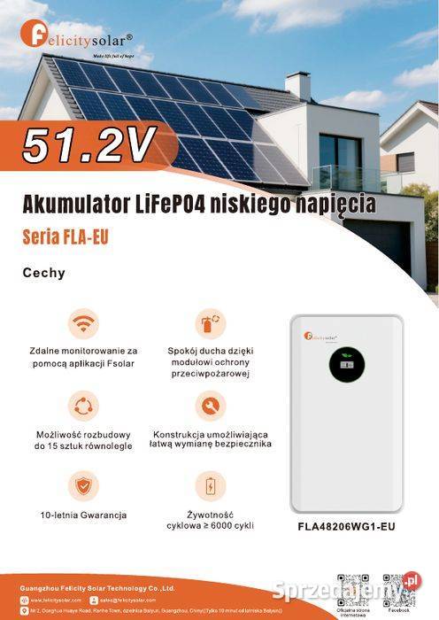 Moduł bateryjny FELICITY FLA48206WG1EU 105 kWh