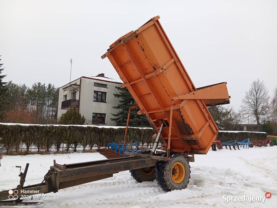 Przyczepa wywrotka skorupowa 8 ton Możliwość Kurów