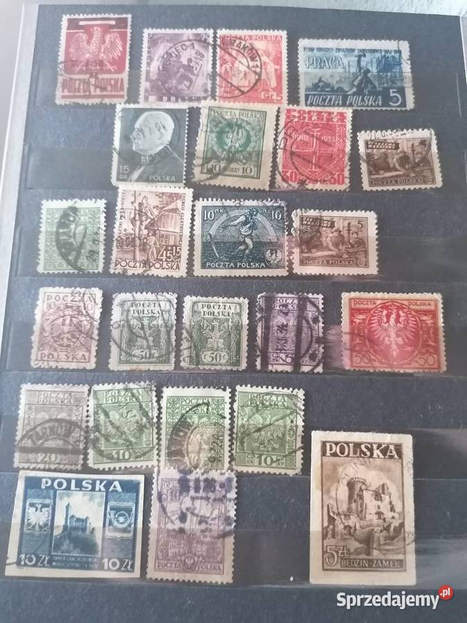 Album ze znaczkami nowymi i z pieczątkami lata Kraków