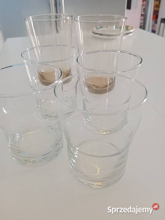 Szklanki literatki Vintage Lubin