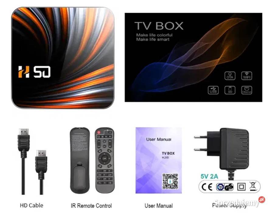 TV BOX 4GB32GB Android 10 2xUSB Slot SD HDMI 4K Częstochowa sprzedam