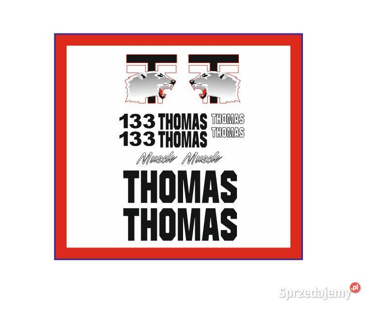 Naklejki Miniładowarka Ładowarka Thomas 133 lubuskie Zielona Góra sprzedam