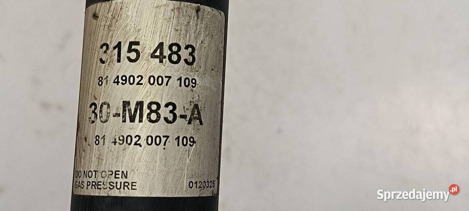 AMORTYZATOR PRAWY TYŁ OPEL ASTRA J kujawsko-pomorskie Lipno