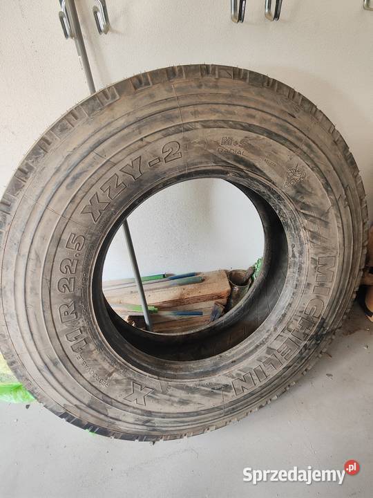Opony prowadzące przód 11r225 michelin xzy2 Nida