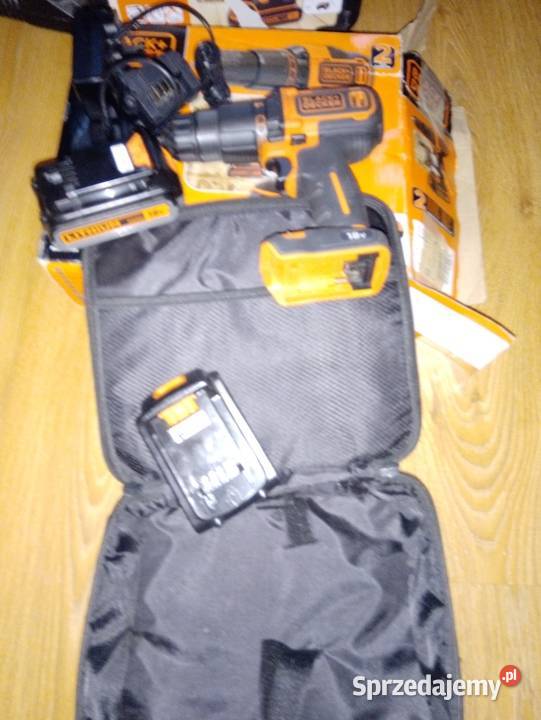 wiertarko wkrętarka Black Deckerl z udarem do