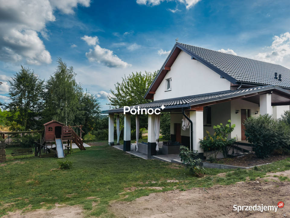 Elegancki dom dużej rodziny Hrubieszów pustak