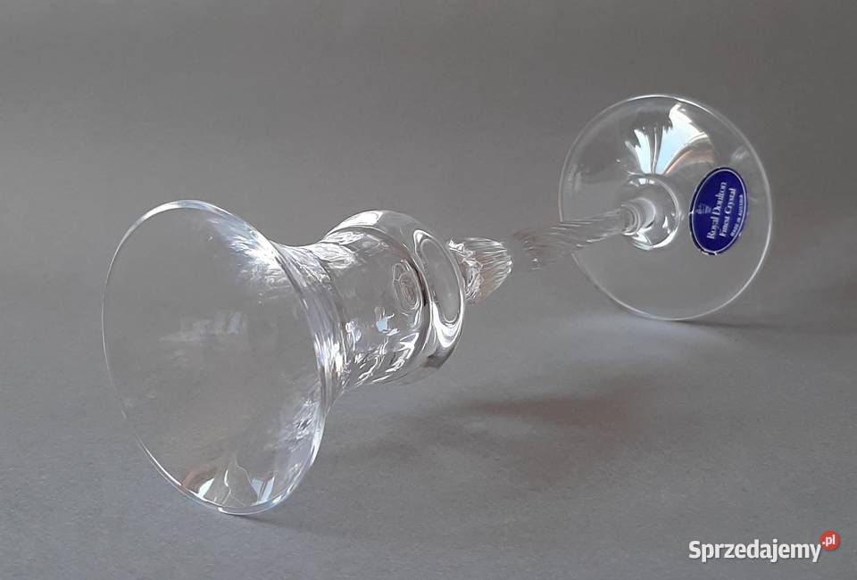 Świecznik kryształowy Royal Doulton Łuków