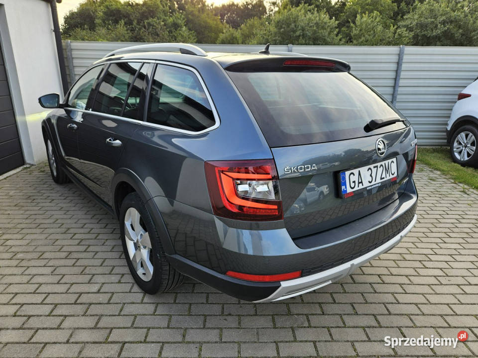 koda Octavia SCOUT 20 TDI 184 4x4 LED wyposażony Gdynia