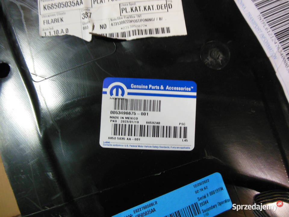 NADKOLE BŁOTNIKA LEWY PRZÓD JEEP COMAPSS Kozy sprzedam