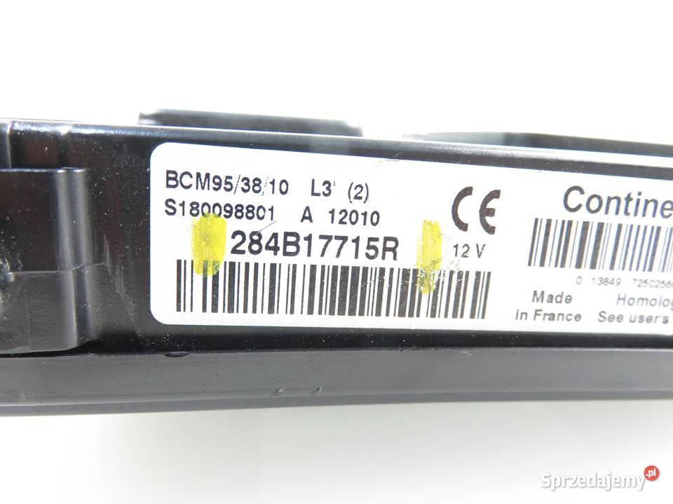 MODUŁ BCM RENAULT SCENIC III JZ01 284B17715R małopolskie