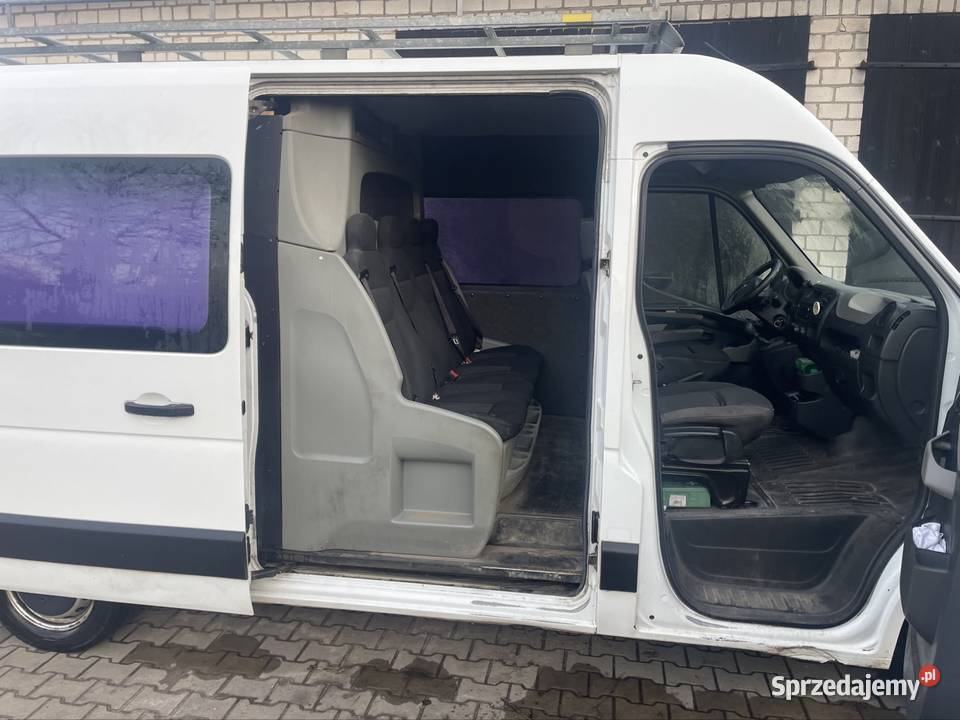 Opel Movano brydadówka 7 miejsc hak Opel Poddębice