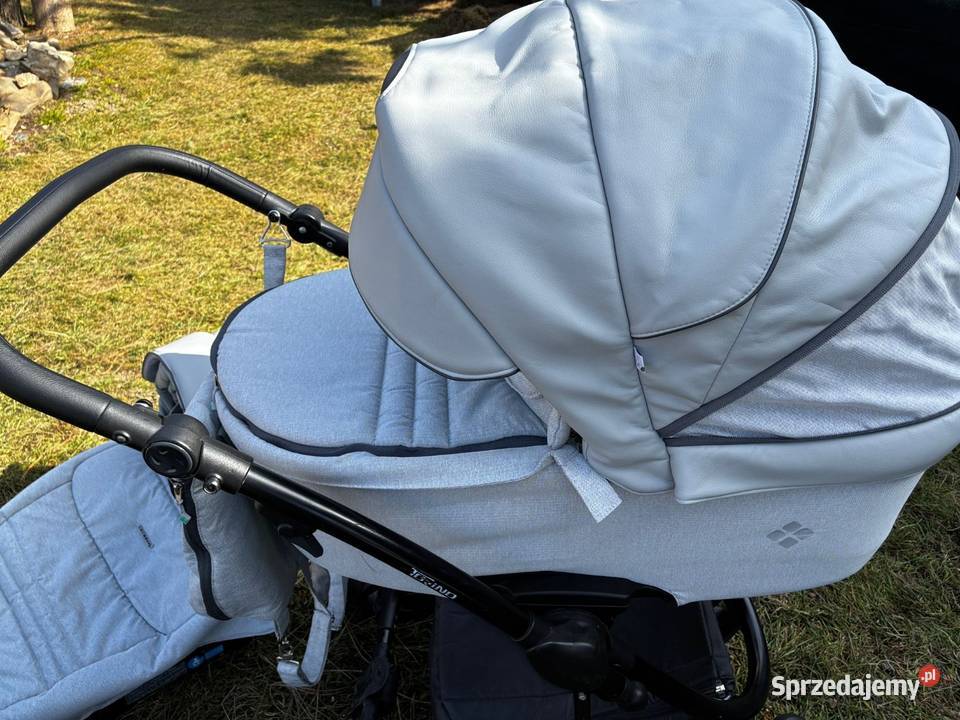 wózek Bebetto Torino model 05 jasny szary 2w1 Pisarzowice