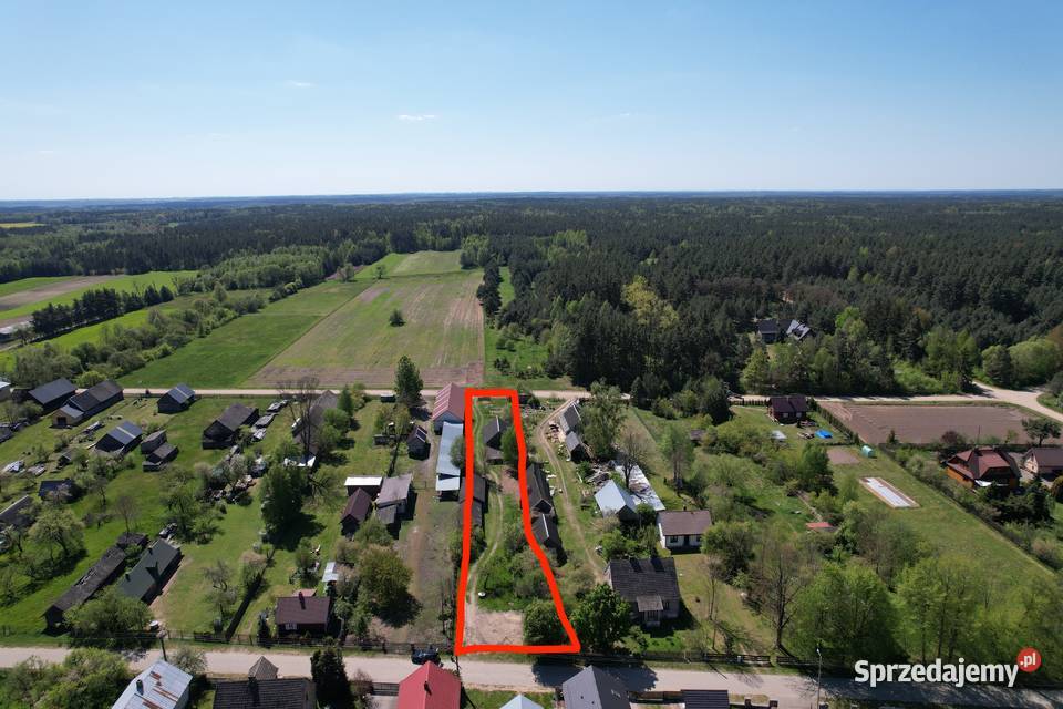 Działka budowlana 1880 m2 Soce gmina Narew