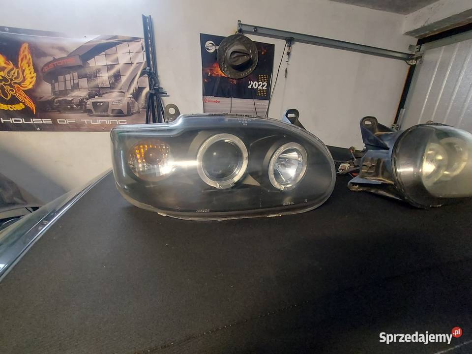 Lampy przod soczewki ringi hid escort mk7 śląskie Zabrze