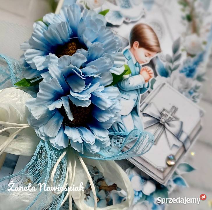 Pamiątka Pierwsza komunia Święta chłopca Mszana Dolna sprzedam