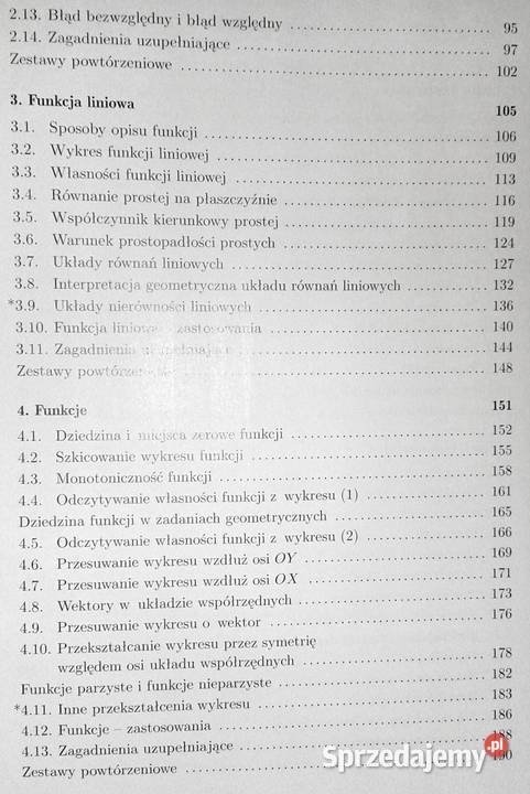 Matematyka 1 Podręcznik Wojciech Babiański Nowa miękka
