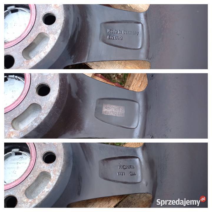 5x112 17 Felgi Koła RONAL 22555R17 AUDI SEAT Samochodowe Legnica