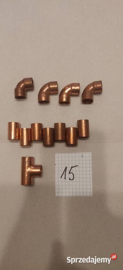 Złączki miedziane lutowane małopolskie sprzedam