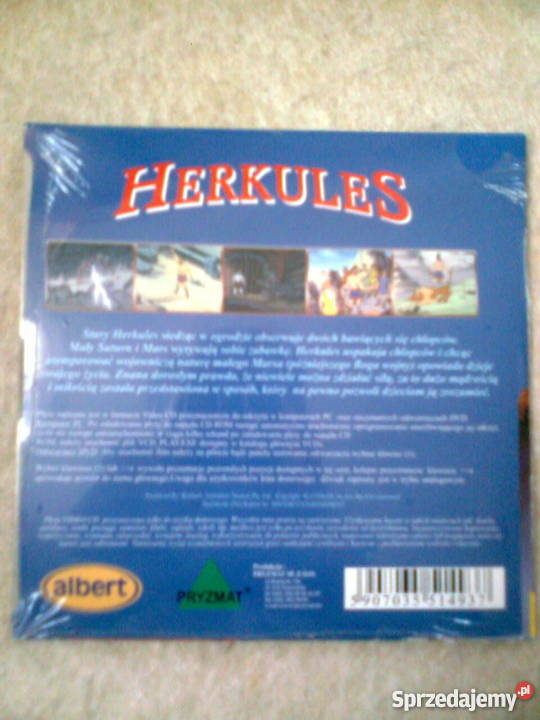 Herkules Bajka VCD NOWA Zafoliowana dubbing Filmy Grodzisk Mazowiecki