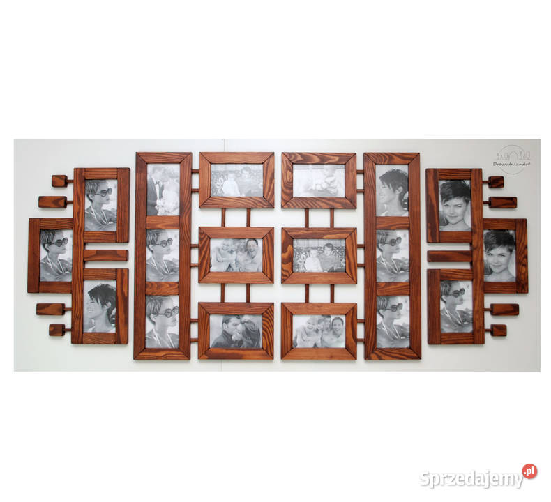 Galeria Multirama z drewna Ramka na zdjęcia Foto Ramki i ramy Katowice