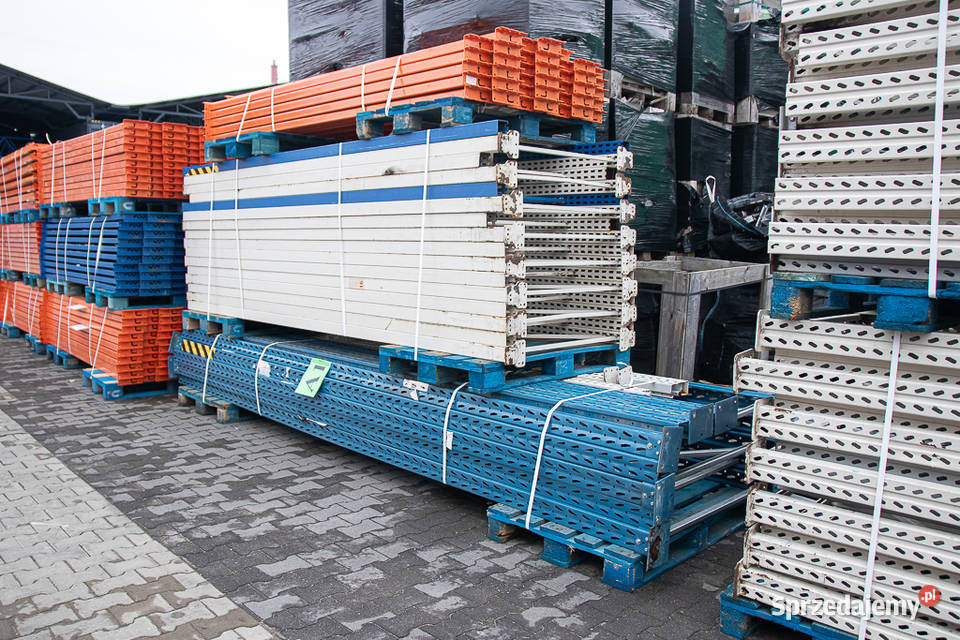 UŻYWANE regały magazynowe ODBOJE ramy TRAWERSY Magazynowanie Łódź