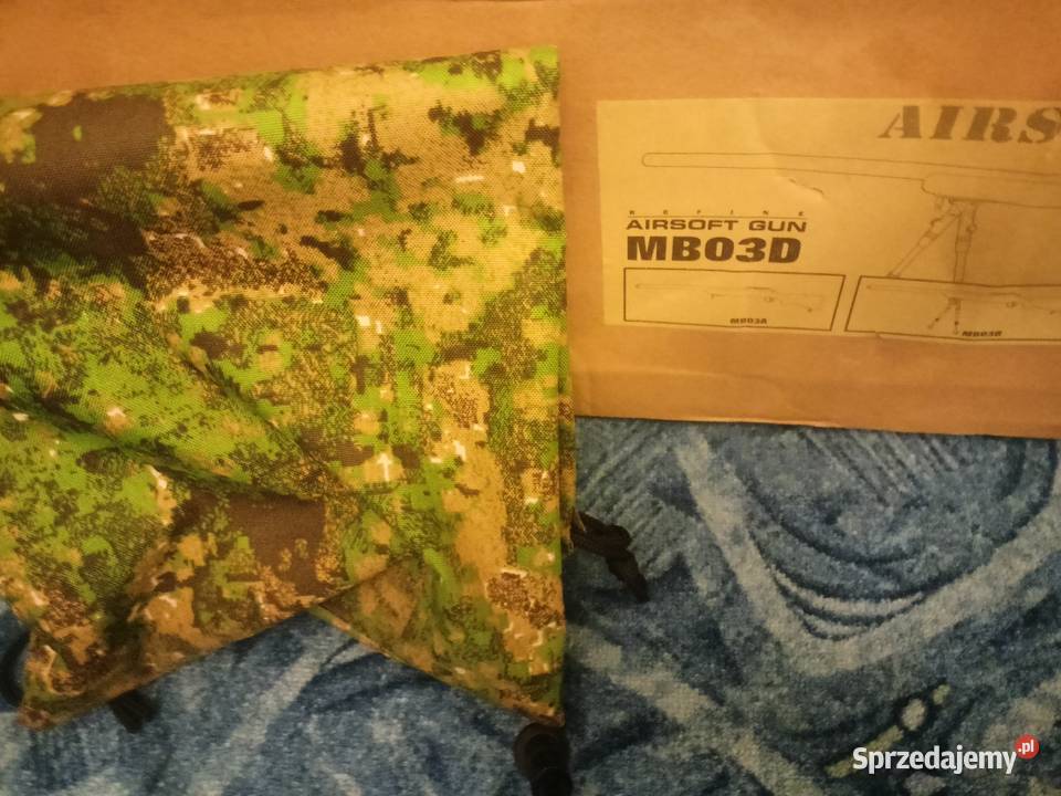 Pistolet na kulki snajperka airsoft luneta MB03D Lublin