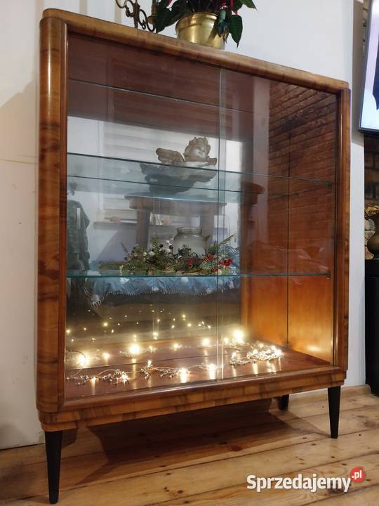 Witryna retro lata 50te serwantka gablota prl Gdańsk