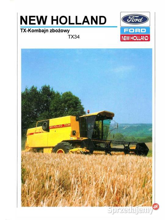 TX 36 34 30 32 NH Holland Instrukcja katalog Szamotuły sprzedam