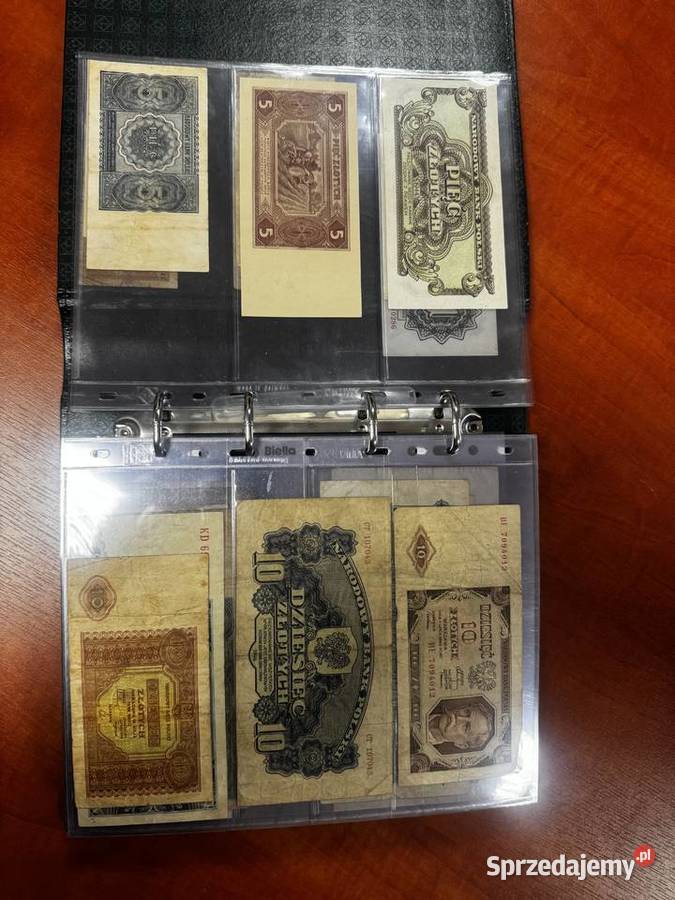Kolekcja banknotów PRL kolekcjonerskie marki Pustków-Osiedle