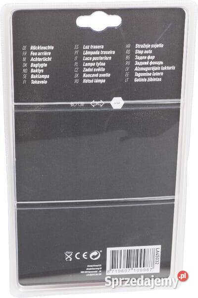 Lampa tylna zespolona prostokątna 1224V LA45032 małopolskie Kamionna