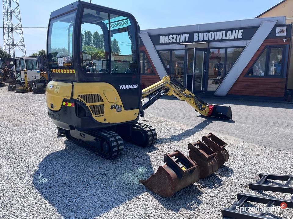 Mini koparka YANMAR SV16 z 2018r 4 łyżki Złoczew sprzedam