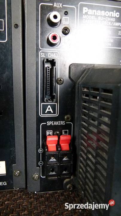 Miniwieża Panasonic SL SUCH40 SPRAWNA kolumny Wieże i miniwieże Elektronika