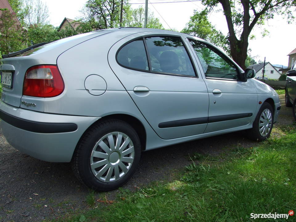 Renault Megane 19 dCi 2001 pierwsza rejestracja srebrny Lądek-Zdrój