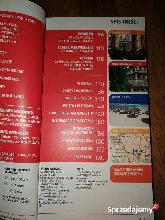 Sprzedam przewodnik Meksyku z mapami małopolskie Kraków sprzedam