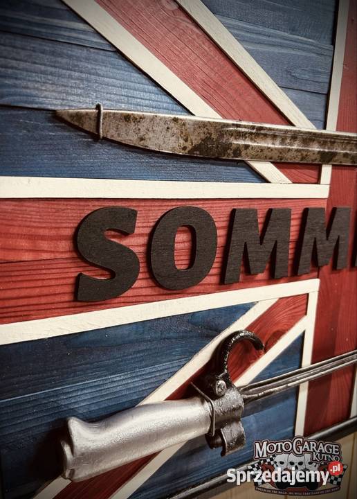 Tablica pamiatkowa Somma bagnet brytyjski Lee Kutno