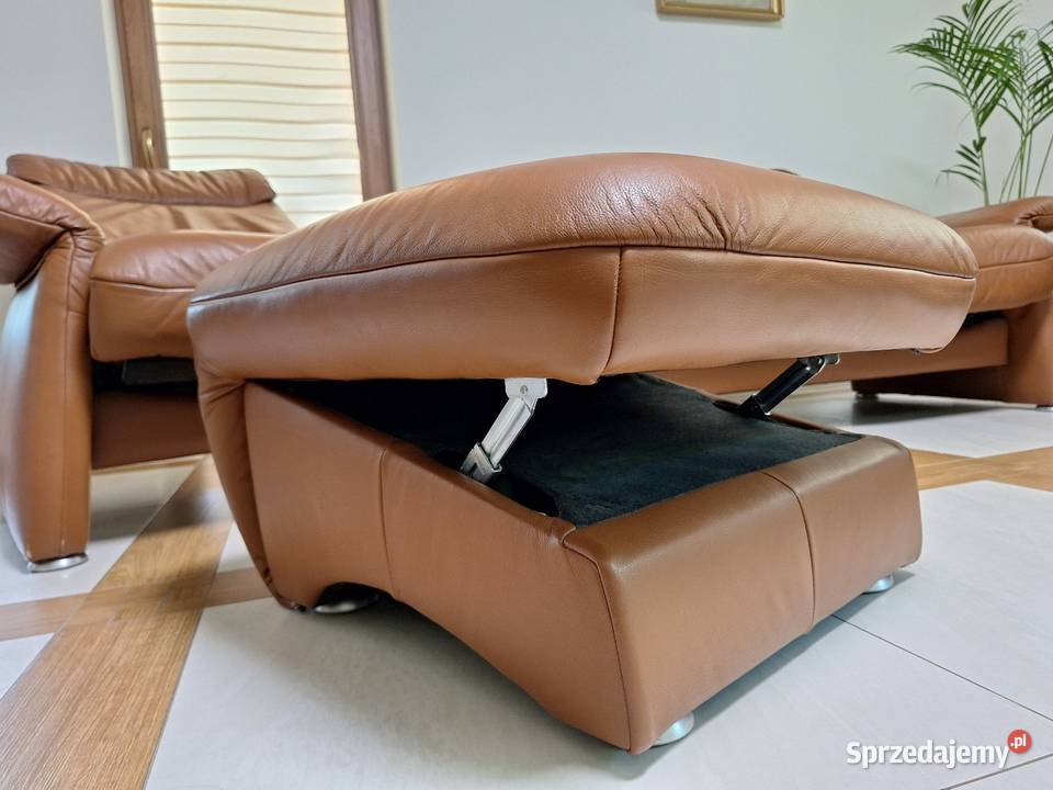 Sofy skórzane skóra naturalna RELAX kolor Koniak Dywany i dywaniki Tarnów sprzedam