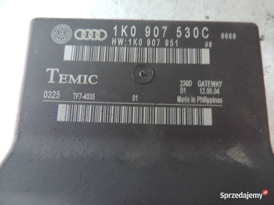 SEAT ALTEA MODUŁ STEROWNIK GATEWAY 1K0907530C Nowy Sącz