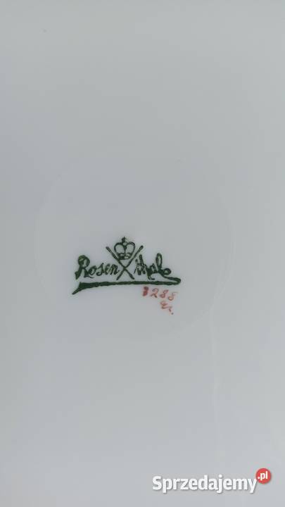 Waza Bratki Rosenthal Syg z lat 1907 1910 Porcelana i szkło Gdańsk sprzedam