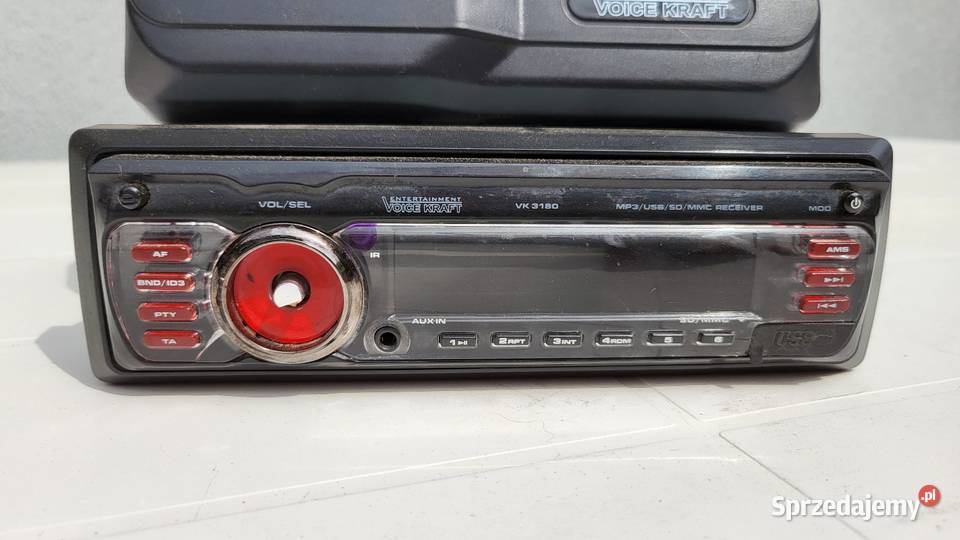 Radio Samochodowe Firmy Voice Kraft usb aux mp3 Puszczykowo sprzedam