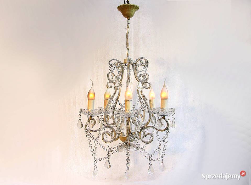 Żyrandol Lampa Kryształki zachodniopomorskie Szczecinek