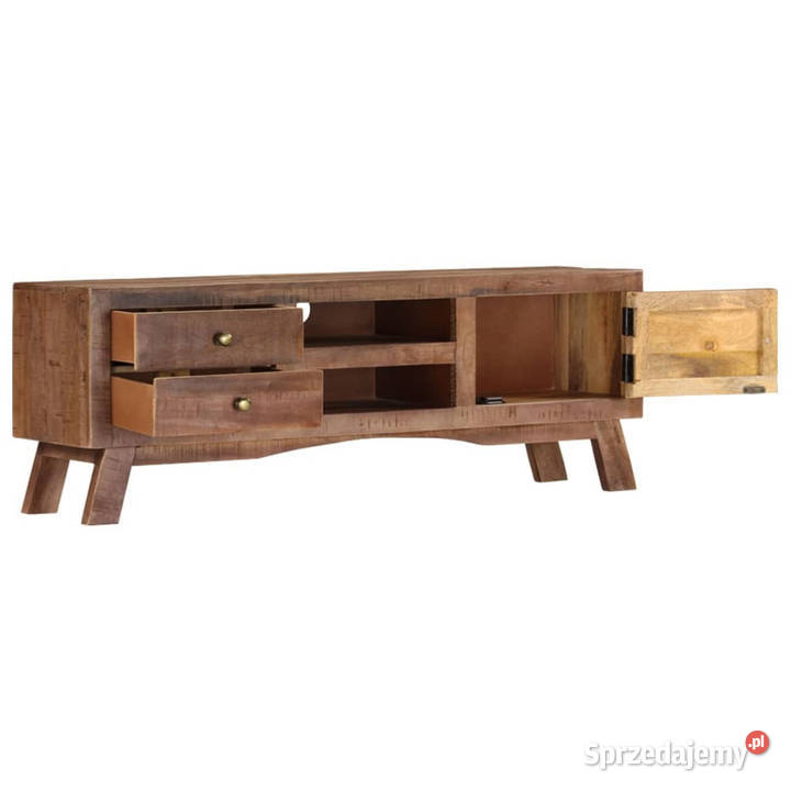 Szafka pod telewizor 110x30x40 surowe drewno Warszawa
