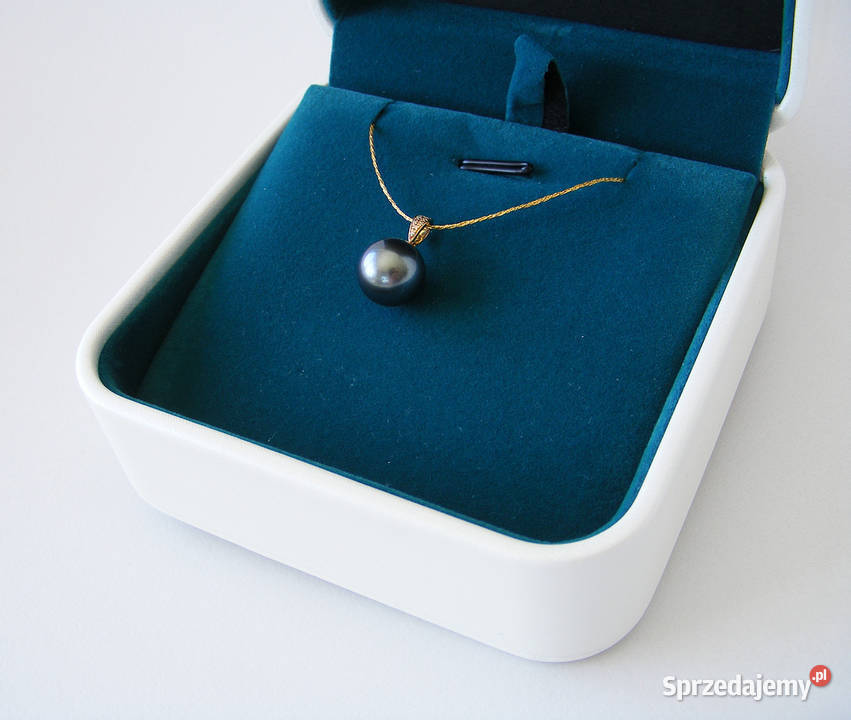 Perła Tahiti morska 10mm diamenty 0021ct Warszawa