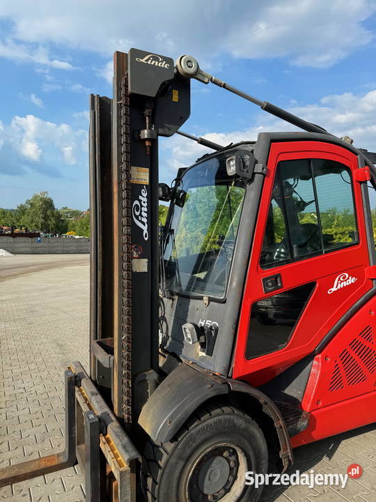 wózek widłowy LINDE H50D 5000 370m kabina Działoszyn