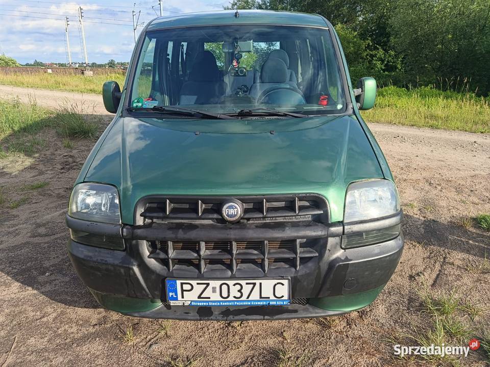Fiat Doblo 12 benzyna klimatyzacja 2002r Zarejestrowany w Polsce wielkopolskie Pecna