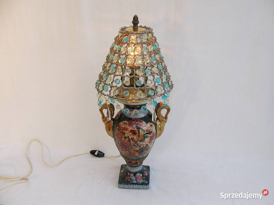 Lampka ceramiczna Koraliki Kryształki Szczecinek