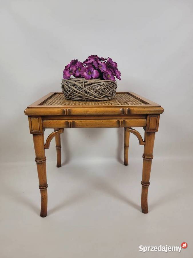 Stolik kawowy z rafią Białogard