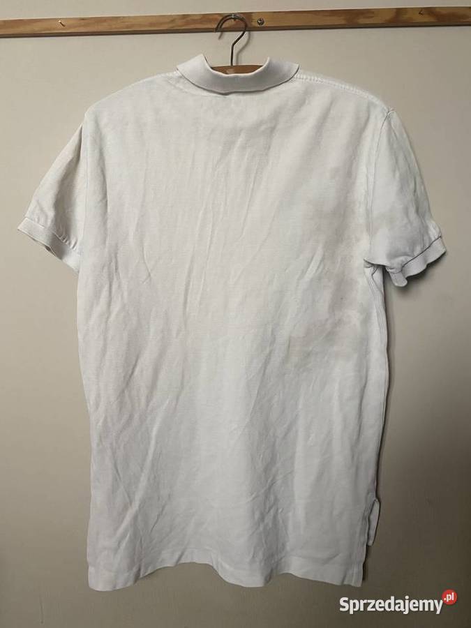 Biała męska koszulka polo RALPH LAUREN S OKAZJA